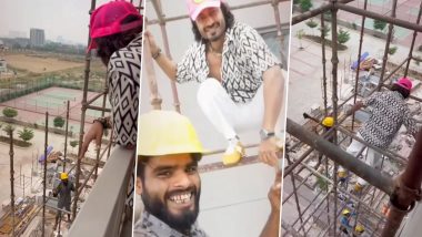 Vidyut Jammwal Jumps from Balcony to Scaffolding to Click Selfie With Fan (Watch Video)